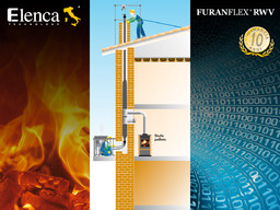 Installazione della manichetta FuranFlex® in stufe a legna, pellets ed altri combustibili solidi
